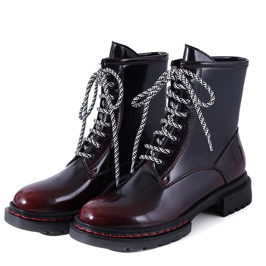 Gothic Natural Leather Boots WS F31