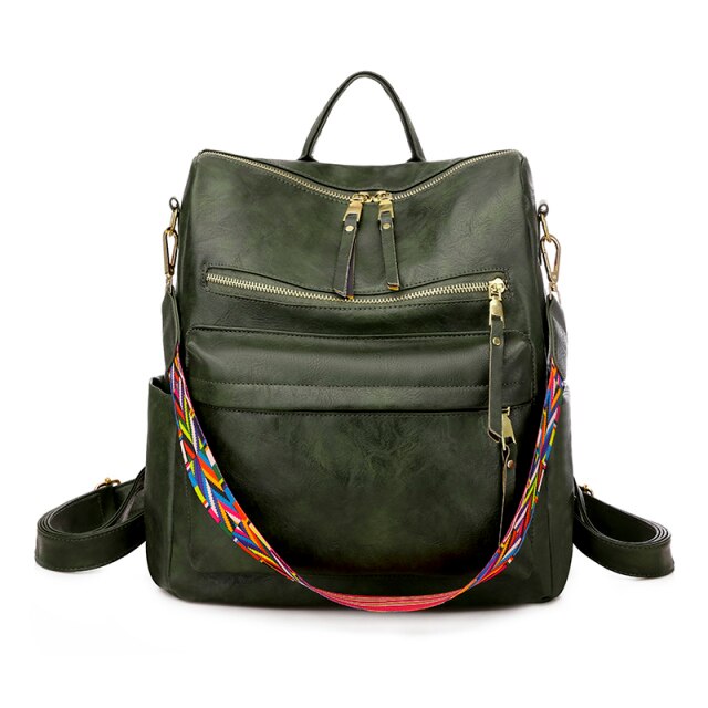 Large leather backpack Newcastle