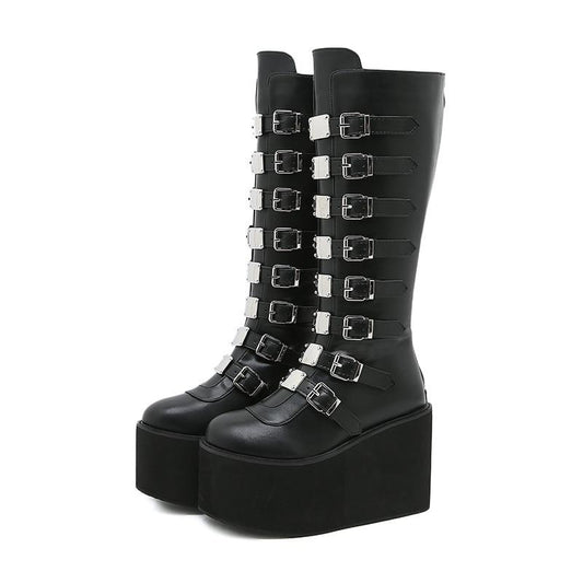 Gothic Motorcycle Boots WS F12