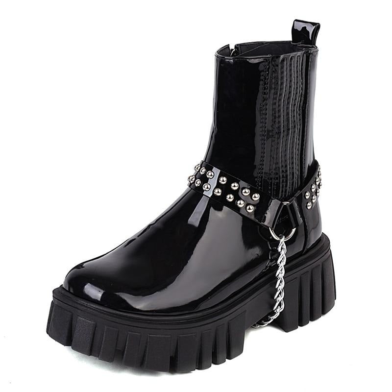 Roll With It Platform Ankle Boot