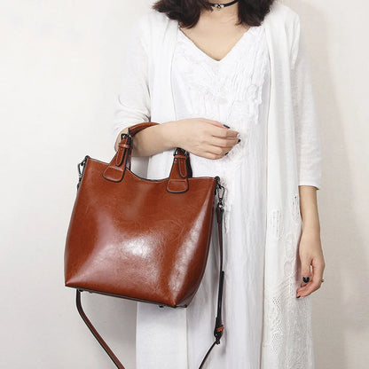 Retro Genuine Leather Bag  Rome