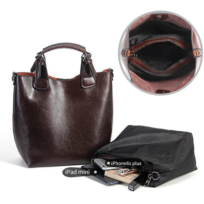 Retro Genuine Leather Bag  Rome