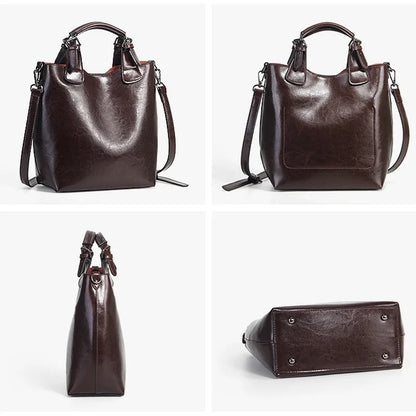 Retro Genuine Leather Bag  Rome