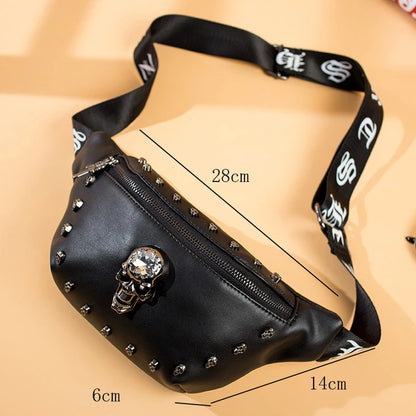 Punk Gothic Waist Bag WS BG09