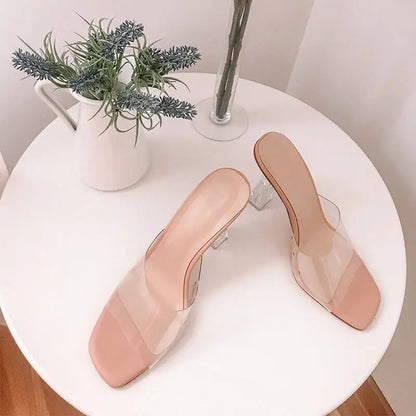 Transparent Sandals Ws Lydia