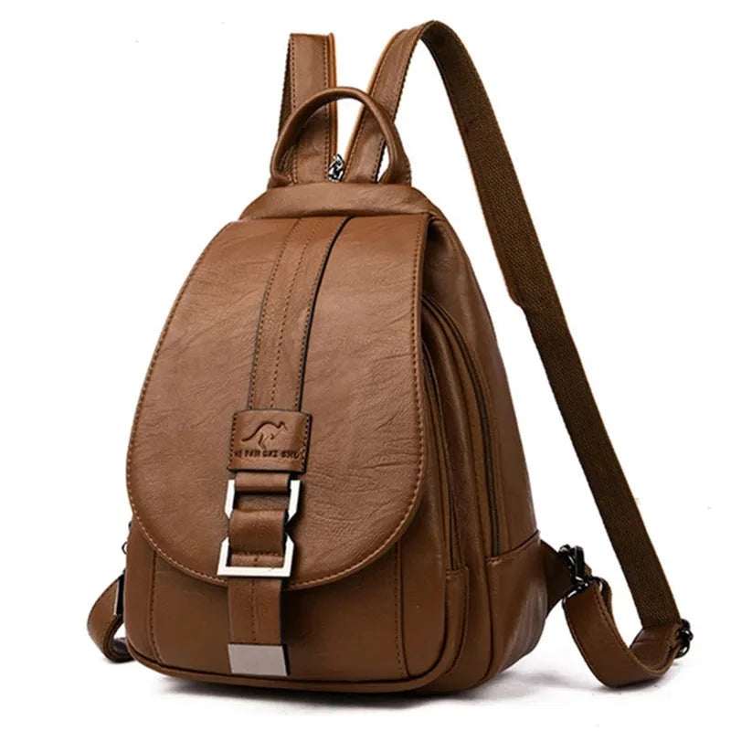 Soft Leather Backpack Kayta