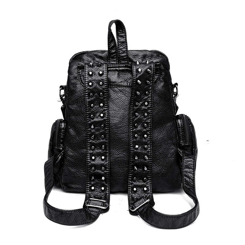 Gothic Soft Leather Backpack WS GB17