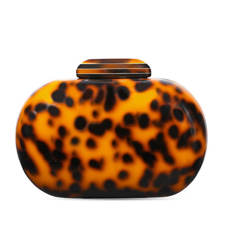 Acrylic Party Handbag Leopard