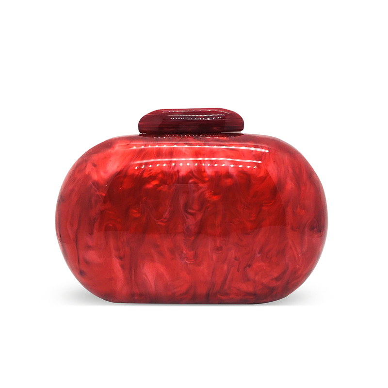 Acrylic Party Handbag Red