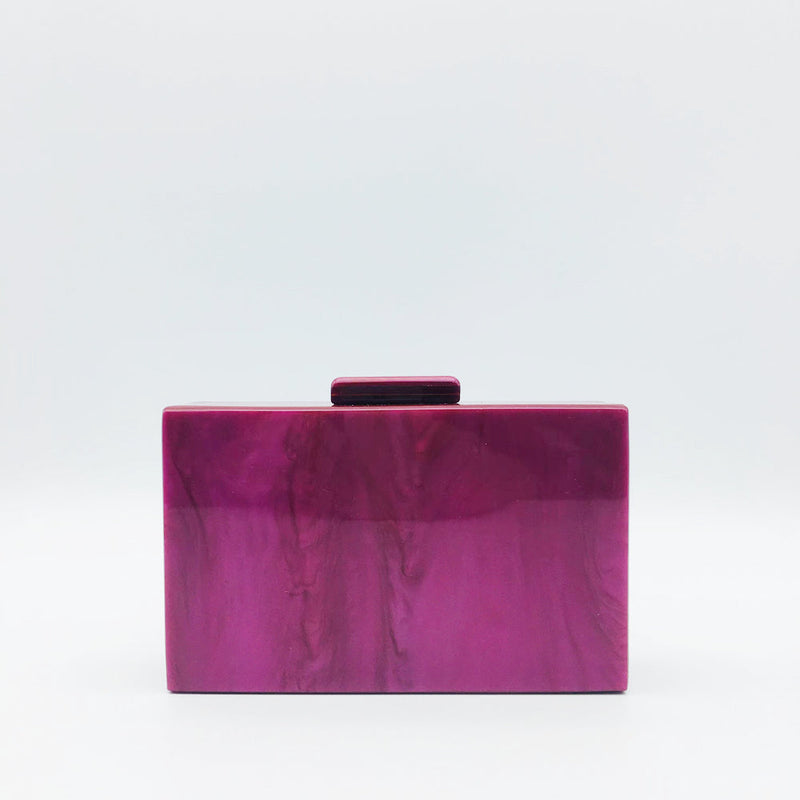 Acrylic Party Handbag Purple