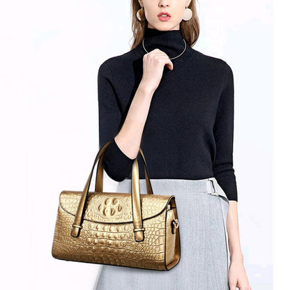 Natural Leather Shoulder Bag Angy