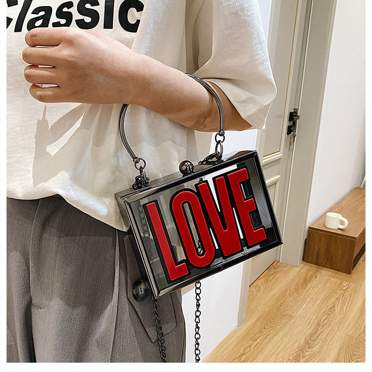 Transparent Acrylic Handbag Lovy