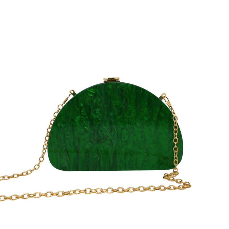 Acrylic Party Handbag Green