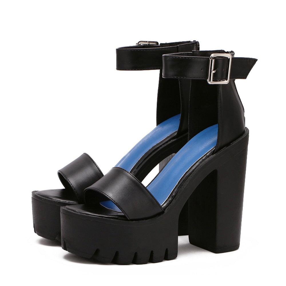 Gothic Heel Sandals WS F41