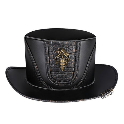 Gothic Leather Hat Brent