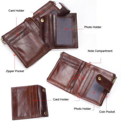 Men's Leather Wallet Ezio