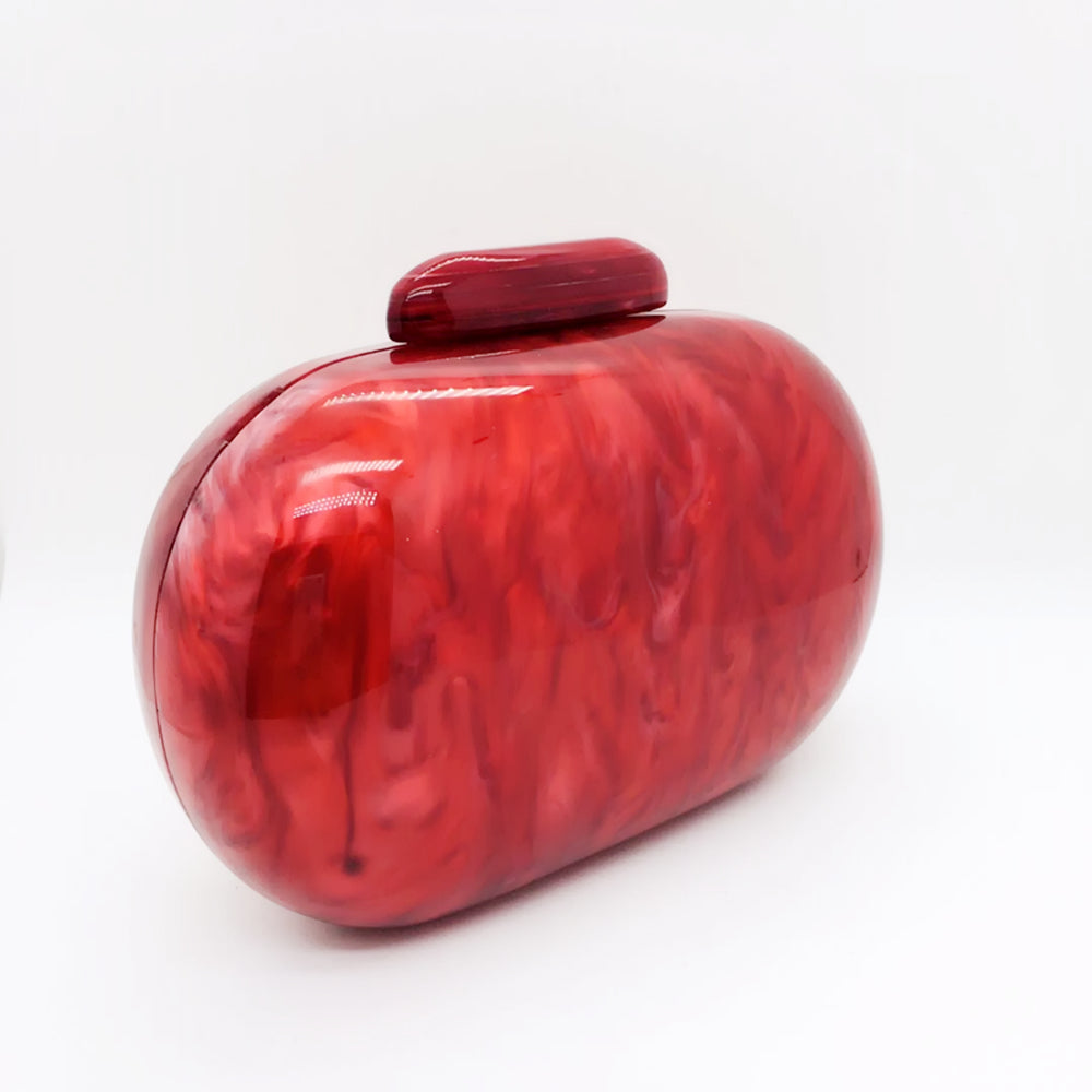 Acrylic Party Handbag Red