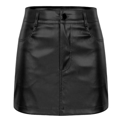 Leather Skirt-Pants Sk11