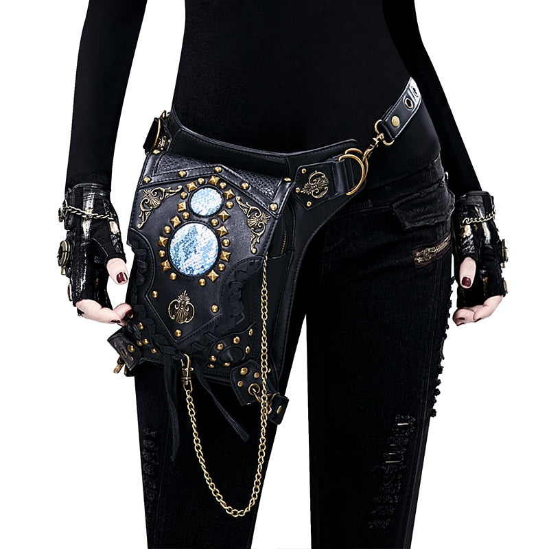 Punk Gothic Waist Bag WS GB04