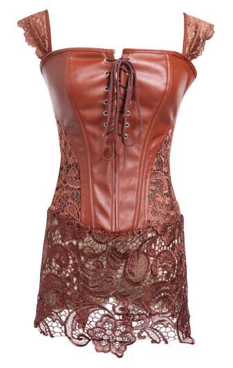 Leather Corset Dress WS Loretta