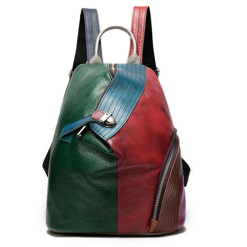Natural Leather Backpack Esben