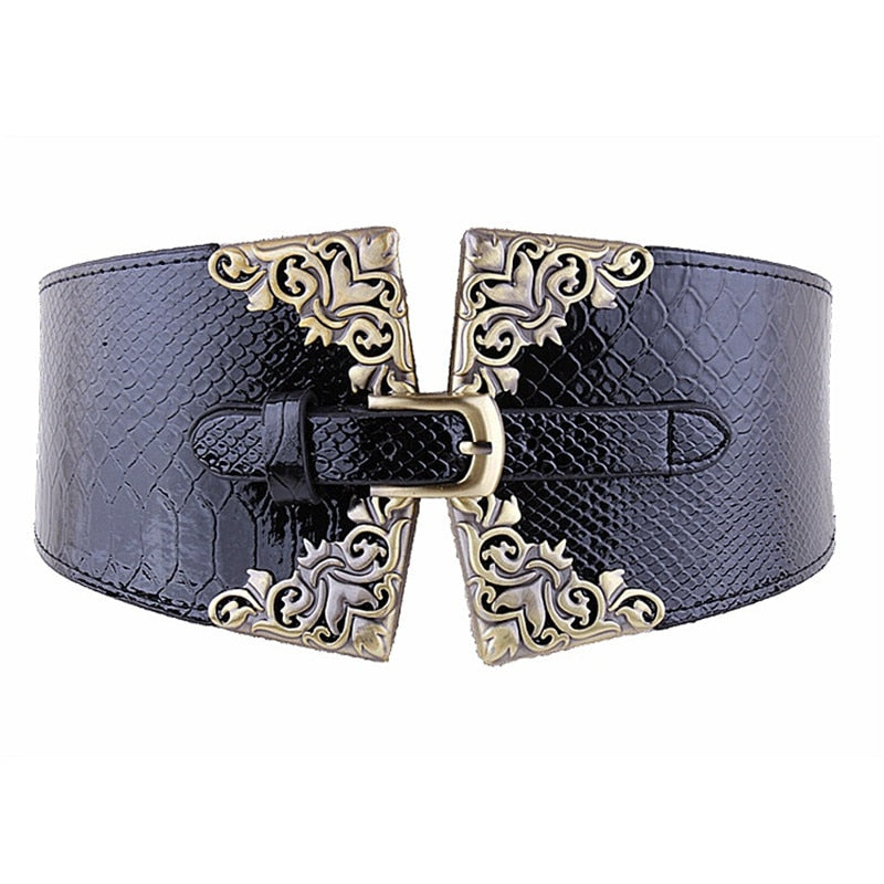 Corse Style Leather Belt Bianca ( 5 Colors)