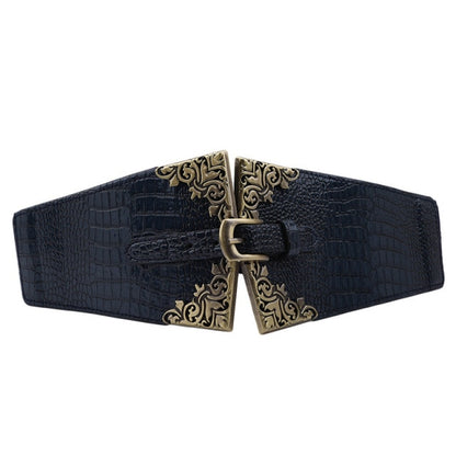 Corse Style Leather Belt Bianca ( 5 Colors)