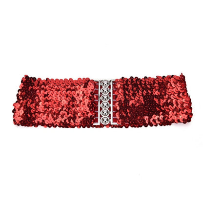 Sparkly Sequin Lace Belt Julat