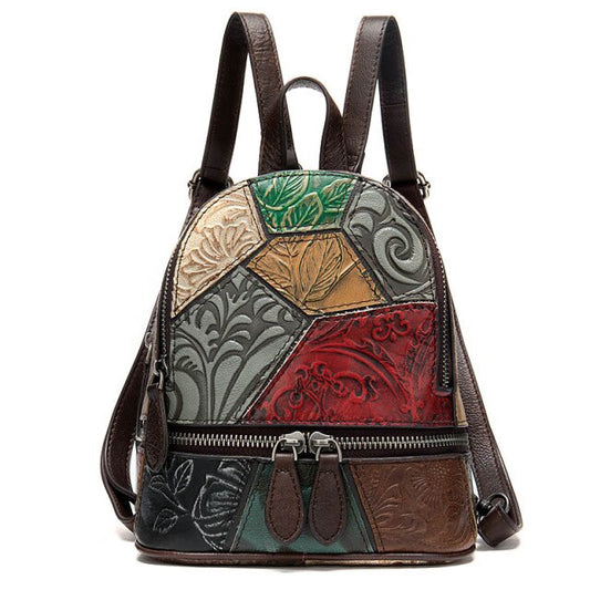 Natural Leather Backpack Gisli