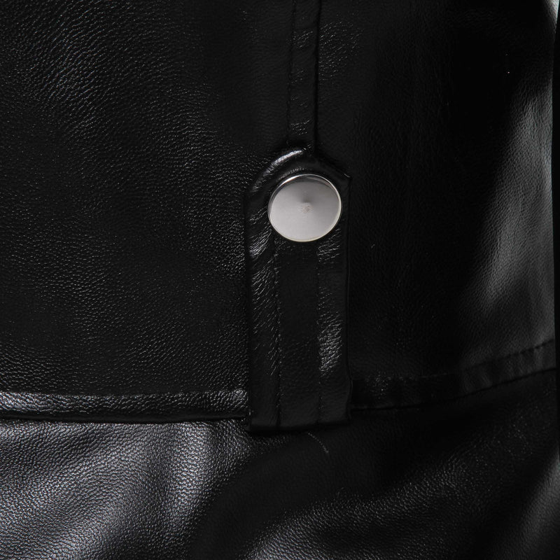 Long Gothic Leather Jacket WS J43
