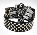 Natural Leather Gothic Belt WS B02