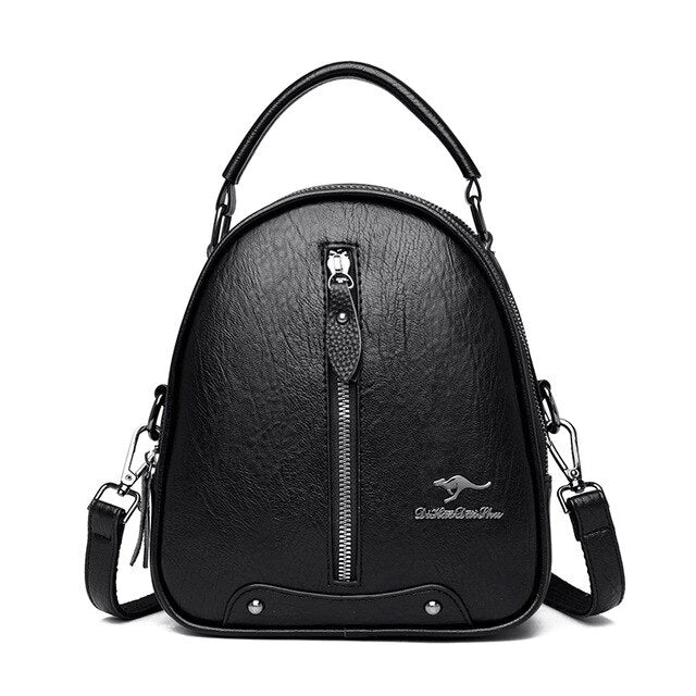 Mini Multifunction Leather Backpack Creta