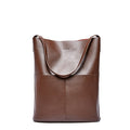 Wide Natural Leather Bag Italy