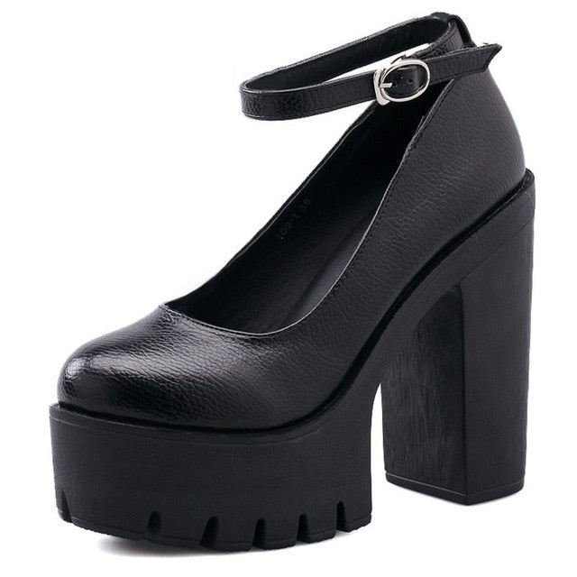 Gothic Platform Shoes WS F05