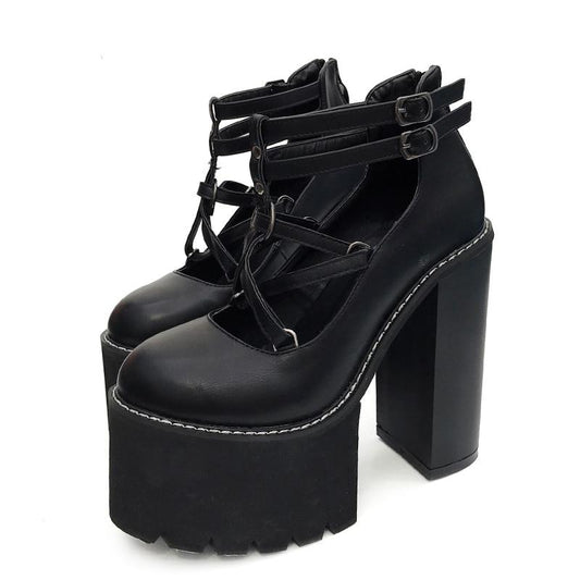 Gothic Platform Shoes WS F01