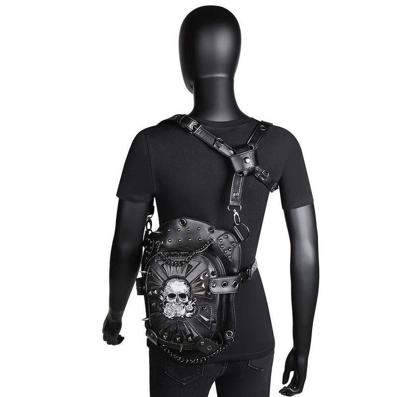 Punk Gothic Waist Bag WS BG02