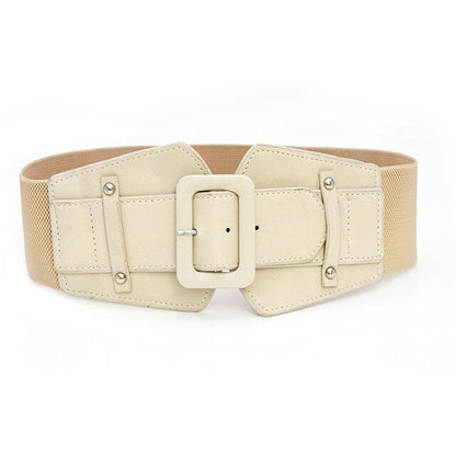 Belt With Wide Buckle 3 Colors Nora