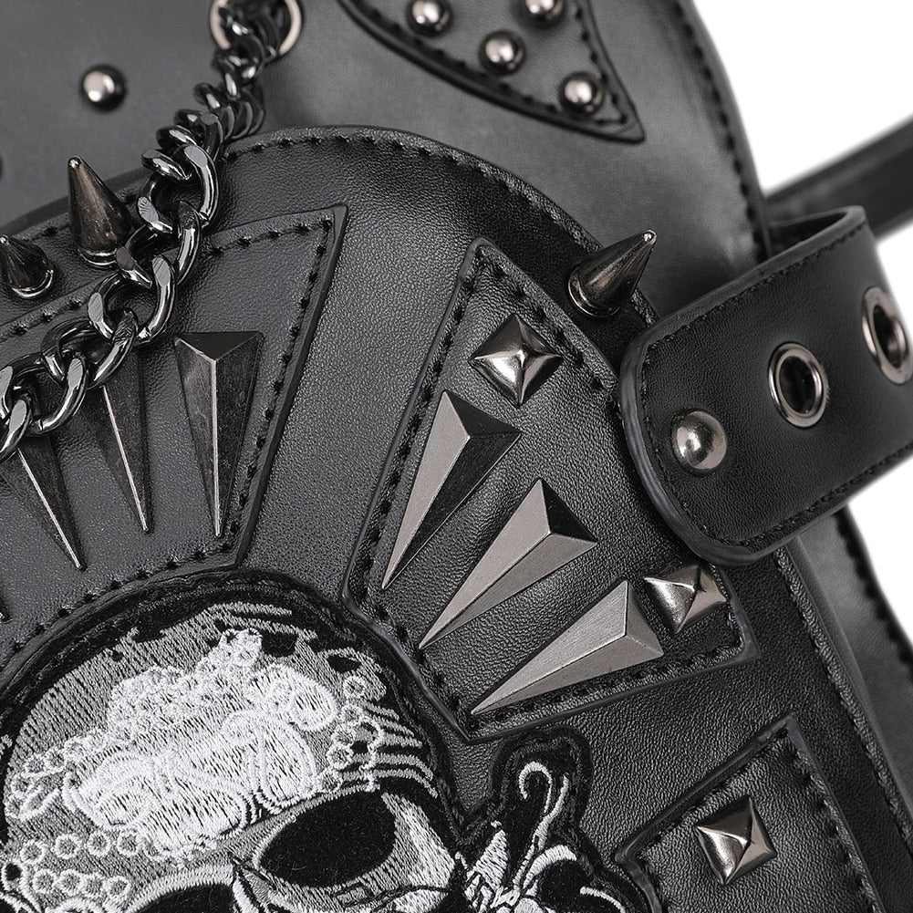 Punk Gothic Waist Bag WS BG02