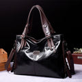 Shiny Leather Handbag Atticus
