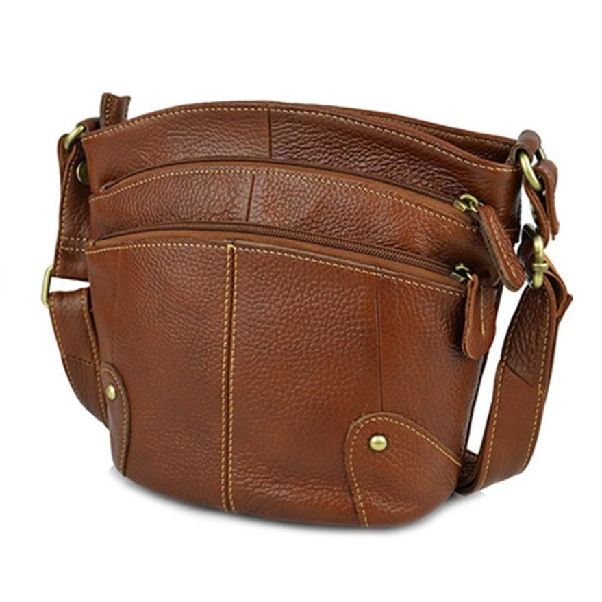 Natural Leather Handbag Arosa