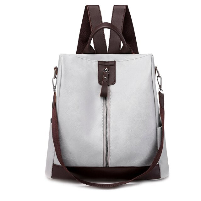 Casual Leather Backpack (4 Colors) Prague