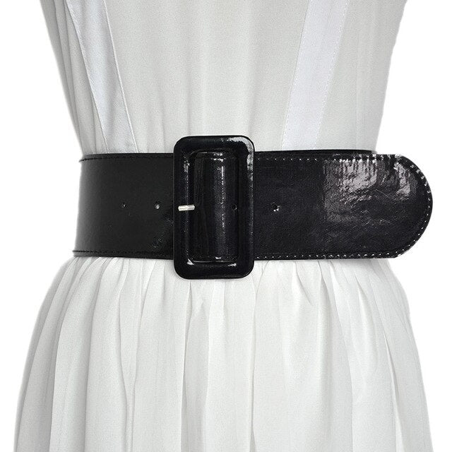 Wide belt with buckle Birgitta