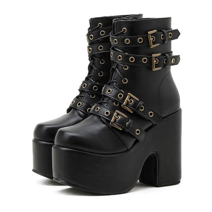 Punk-Rock Platform Boots WS F24