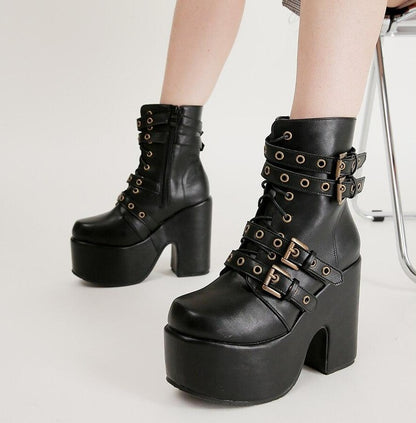 Punk-Rock Platform Boots WS F24