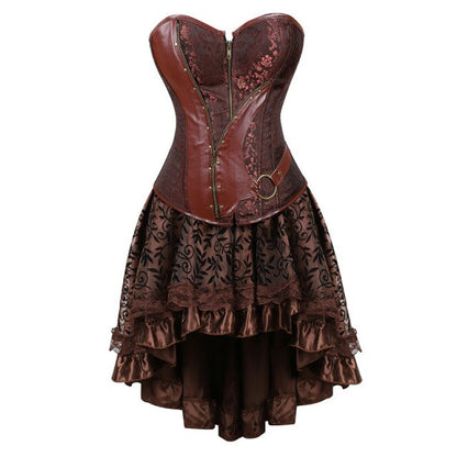 Leather Corset Dress WS Leonor