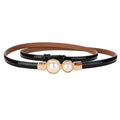 Thin Belt with Pearl Rosma (5 Colors)