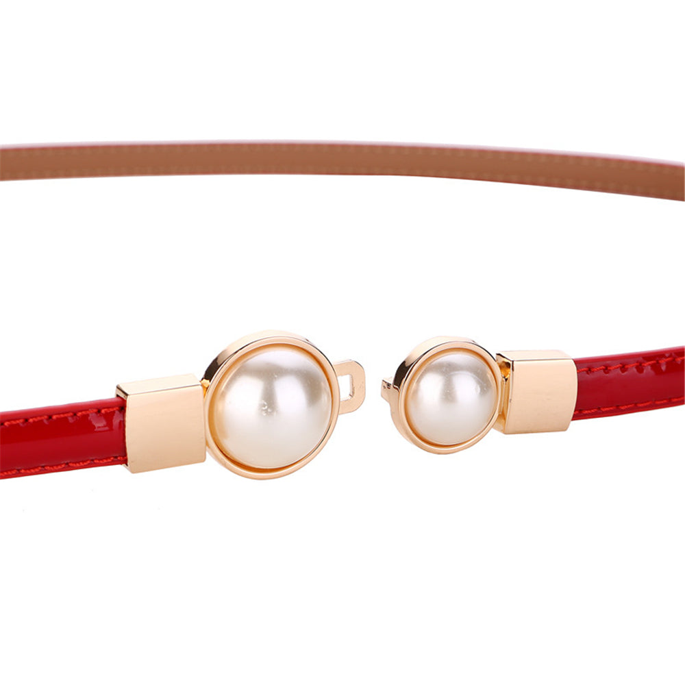 Thin Belt with Pearl Rosma (5 Colors)