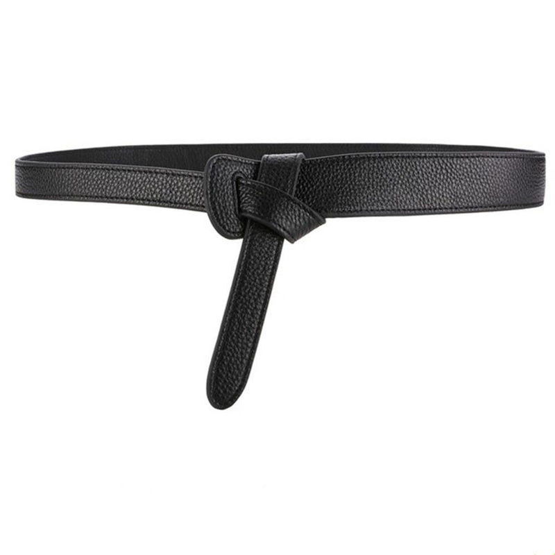 Natural Leather belt without buckle Panzze