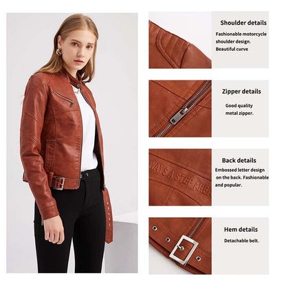 Leather Jacket WS J06 (4 Colors)