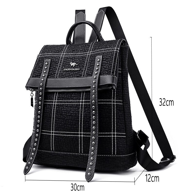 Leather Casual Backpack WS Oman